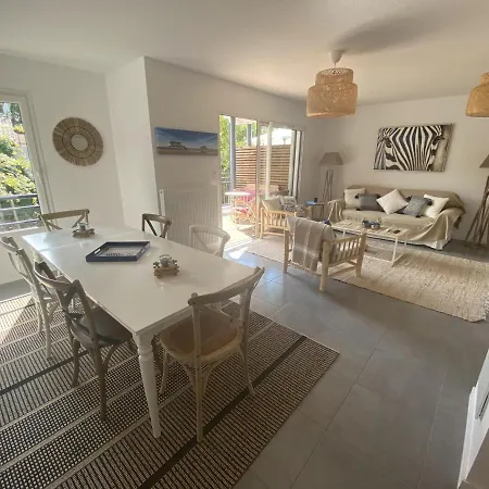 Pour 6 En Centre-ville D'arcachon Avec Terrasse, Parking Et Wifi - Fr-1-474-174 아파트 *